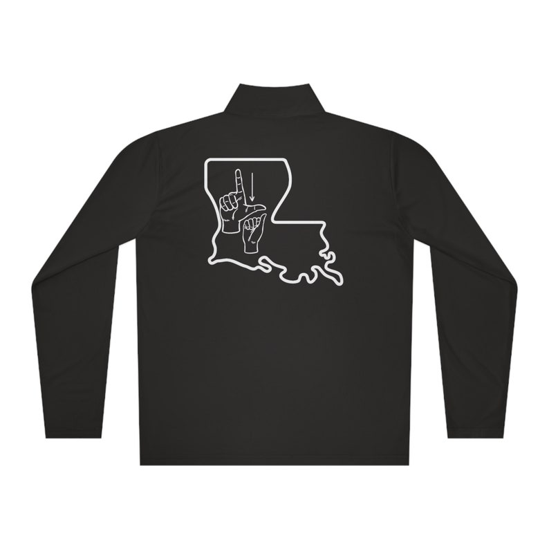 Louisiana ASL Unisex Quarter-Zip Pullover image 8