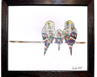 Three Birds on a Wire