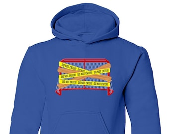 Do Not Enter the Net Youth Unisex Hoodie for Kids Gift for Hockey Goalie and Goaltender