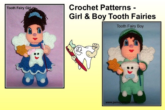 crochet tooth fairy doll pattern