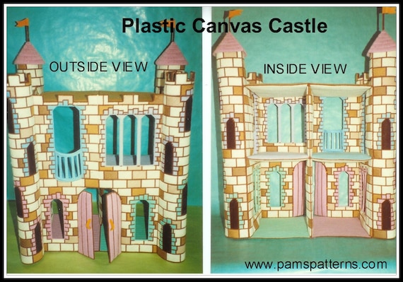 plastic canvas dollhouse