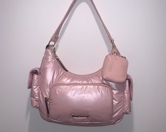 Sac hobo intemporel avec diamants roses Juicy Couture