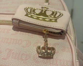 Juicy Couture Pink Backpack With Crown Keychain - Etsy Canada