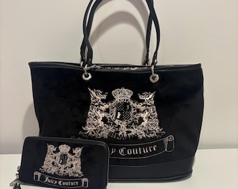 Juicy Couture UK Exclusive Twig Dog Large Tote Bag with Matching Wallet