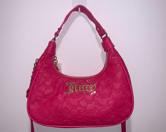 Sac Coho Semi Charmed Flash rose Juicy Couture