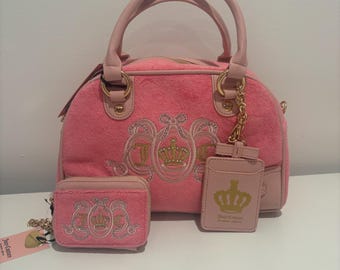 最終値下げ❣️Juicy Coutureバッグ y2k ギャル　ベビーピンク 最終値下げ❣️Juicy Coutureバッグ y2k ギャル ベビーピンク