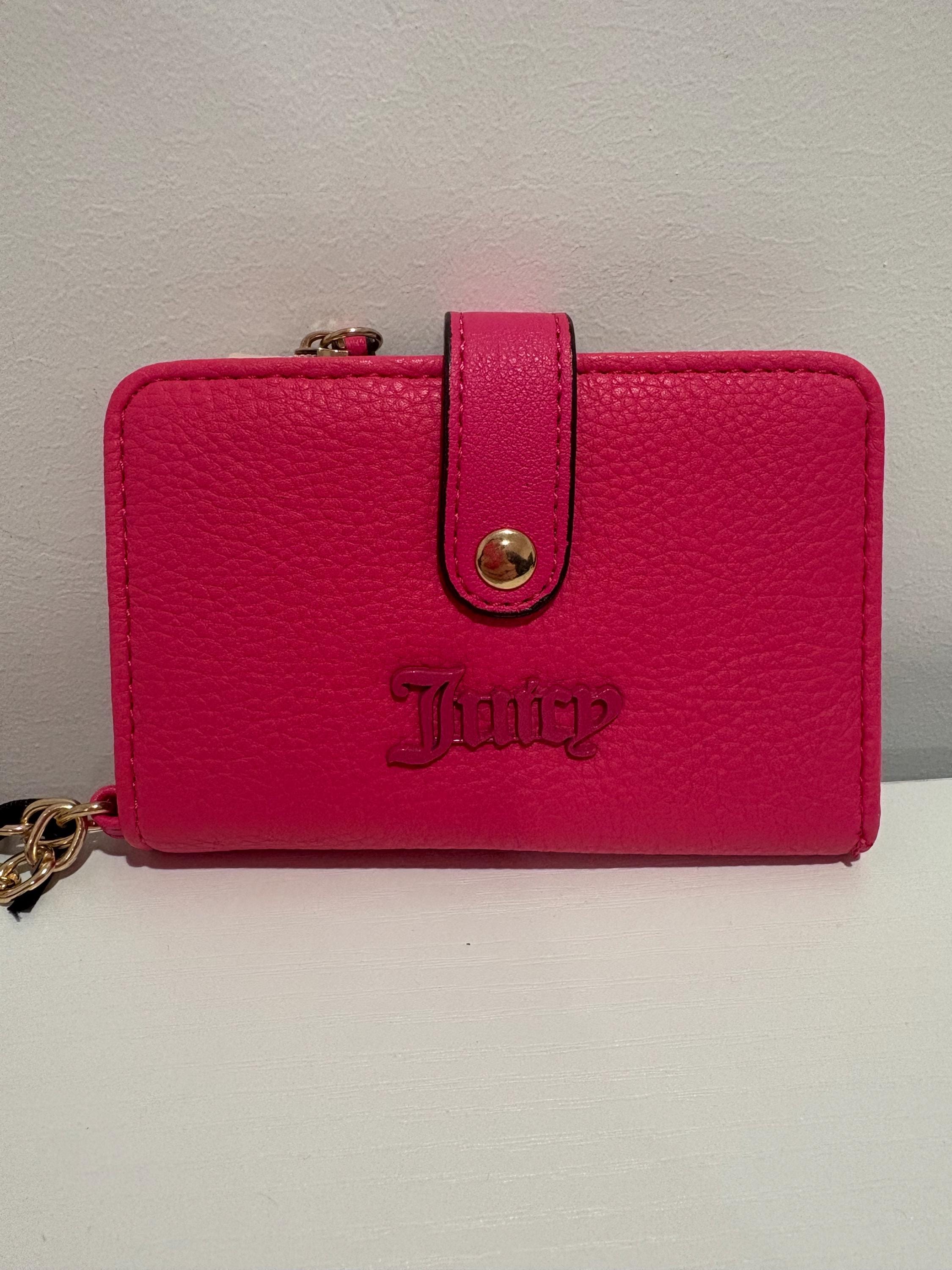 ジューシークチュール 折り財布 ラウンドジップ レアカラー＆デザイン モノグラム Juicy Couture - ジューシークチュール 折り財布 ラウンドジップ レア