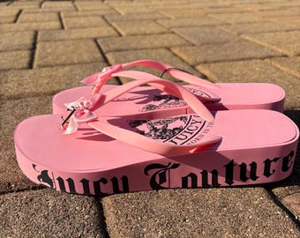 Infradito con zeppa Juicy Couture UK Heritage