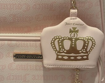 Juicy Couture Pink Backpack With Crown Keychain - Etsy display picture 1
