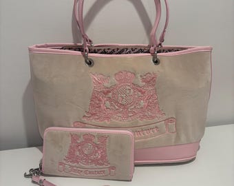 Juicy Couture UK Exclusive Twig Dog Large Tote Bag with Matching Wallet