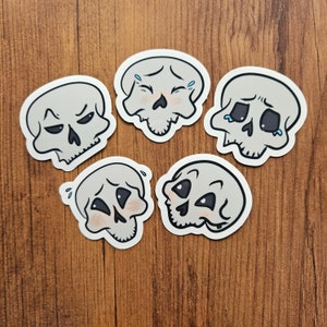 Skull Doodlez Sticker Bundle - Volume 1 - Doodle Skulls Decals