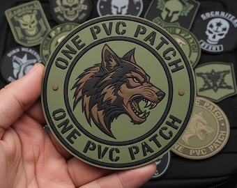 Custom PVC Patch - PVC Morale Patch - Velcro Patch - Tactical Patch - Wholesale Price Bulk Orders Available