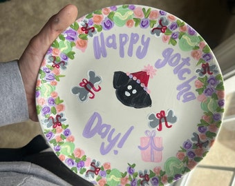 Platos de cumpleaños para perros.