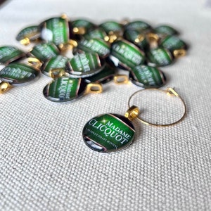 10 x Logo Party Favor Charms - 20 mm Quadrat oder Kuppel - Gold oder Silber - Kundenangestellter Geschenk - Swag Bag - Firmenveranstaltung