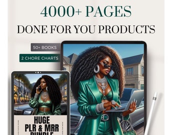 Pacote definitivo de produtos digitais PLR/MRR prontos para uso | Produtos digitais PLR/MRR | Direitos de revenda master | Pacote PLR | Direitos de revenda master