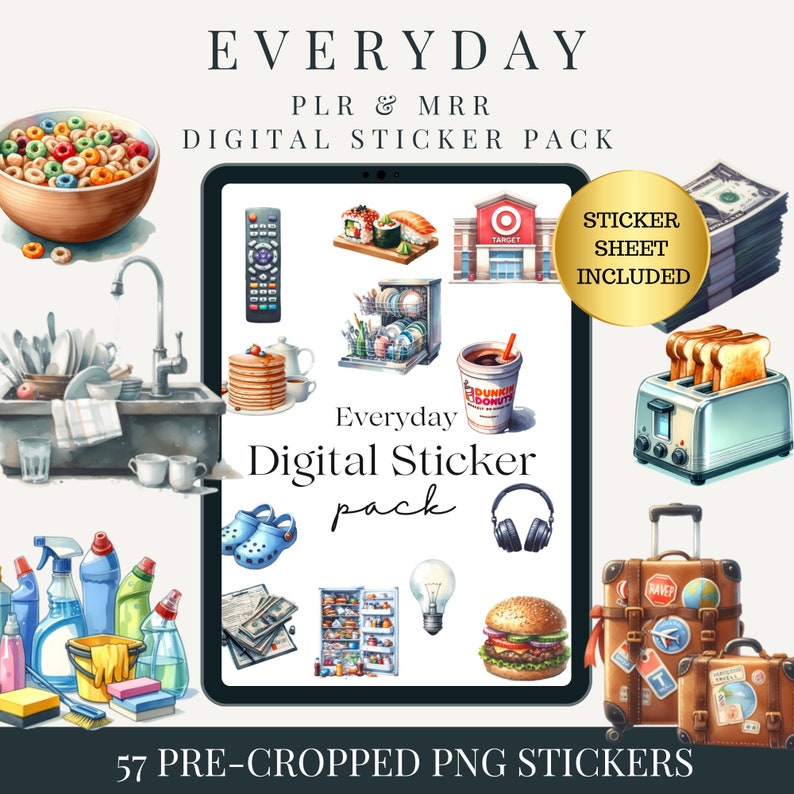 Ultimate PLR MRR Digital Planner 2025-2026 | Ready-to-Use GoodNotes Planner with Resell rights | Digital Stickers Included | Notability