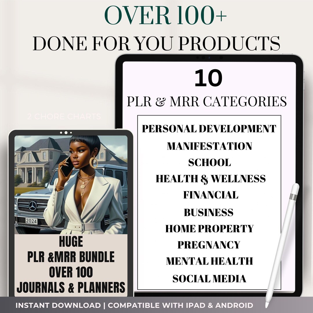 Ultimate PLR MRR Bundle Done for You Digital Products | Plr Mrr Digital ...