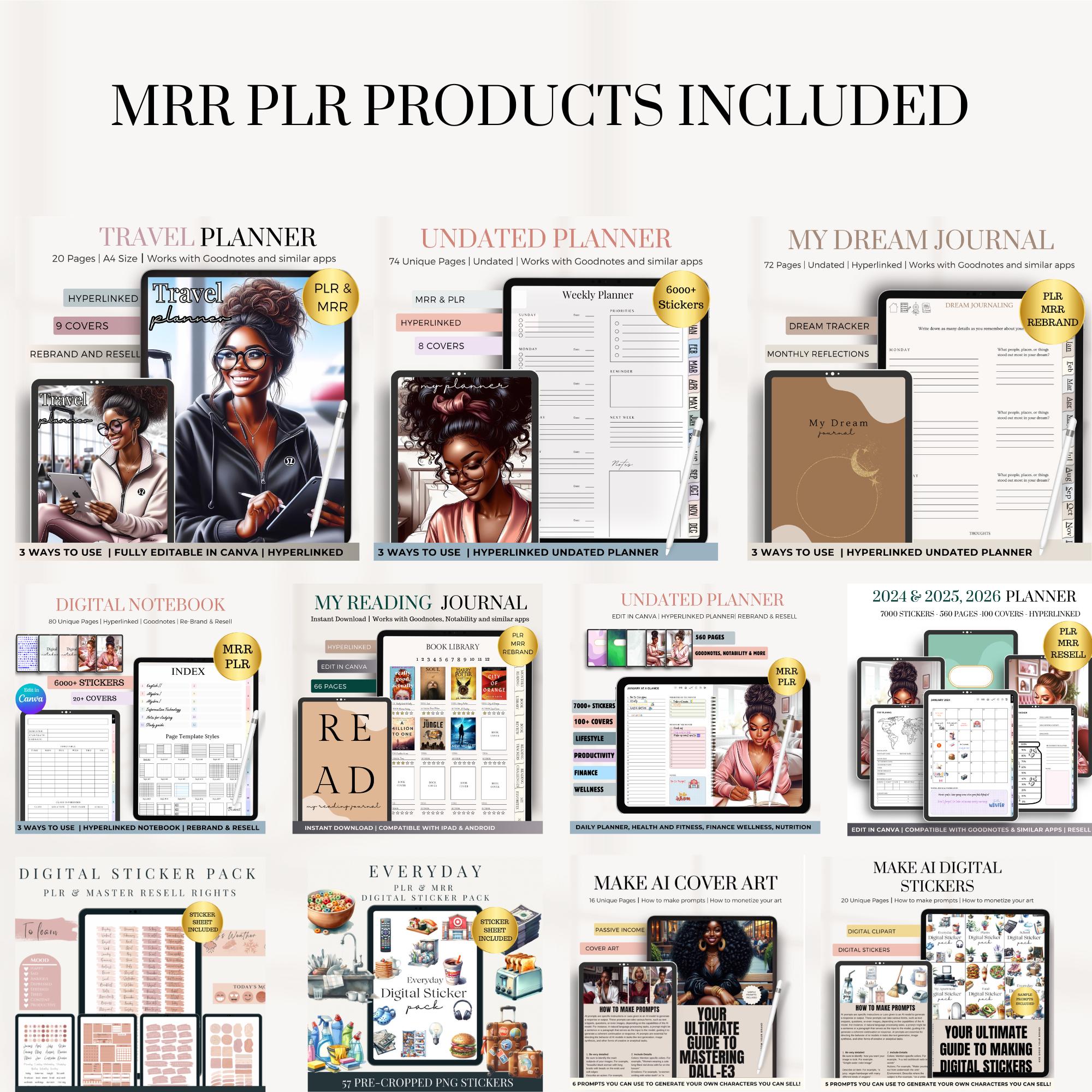 Ultimate PLR MRR Bundle Done for You Digital Products | Plr Mrr Digital ...