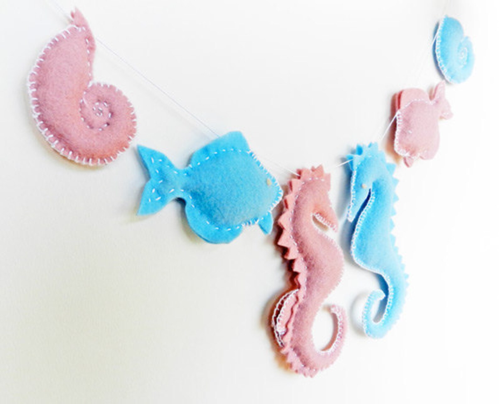 DIY Felt Pattern Soft Felt Under the Sea Banner / Mobile Etsy