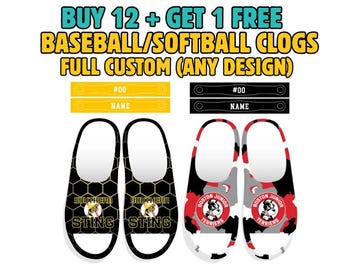 Custom Team Clogs - Inquire for details