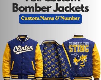 Custom Bomber Jacket - Varsity Jacket