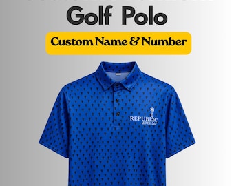 Custom Sublimated Golf Polo Shirt – Performance Fabric, Athletic Fit, Corporate Apparel
