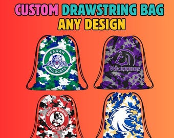 Custom Drawstring Bag, Team Sackbag