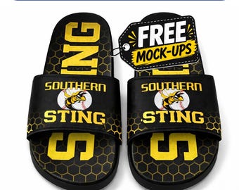 Custom Baseball Slides - Softball Clogs - Design your Slides - Personalized