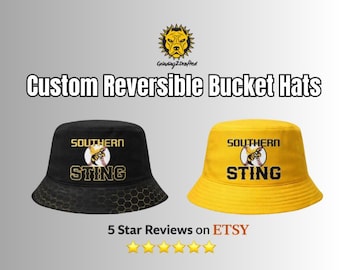 Sombrero de pescador reversible personalizado