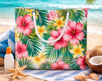 Custom Beach Tote Bag