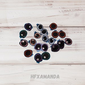 25 sets, Eye embroidery appliques/ patch/ Iron on eyes