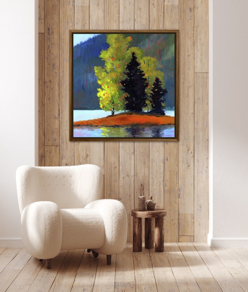 Beautiful Tree Art, Northwest Impressionist Style, Contemporary ...