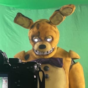 FNAF filmen Gul Kanin Cosplay huvud Replika Mask