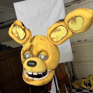 FNAF movie Yellow Rabbit Cosplay head Replica image 2