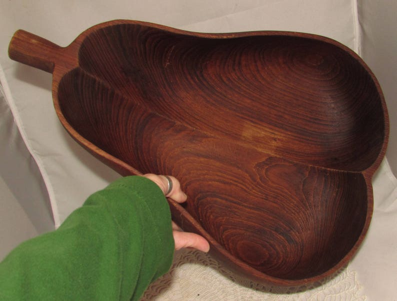 Golden Foil Finish Wooden Big Size Designer Bowl For Dinning Table /& Salad Serving