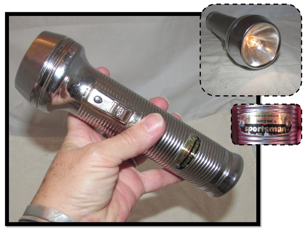 Lampe De Poche Vintage Ray-O-Vac Sportsman – Made In USA (occasion, à Lire Description)