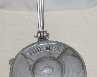 i dag gentage Nødvendig Vintage Cast Iron Tortilla Press Tor-mex Made in Mexico - Etsy