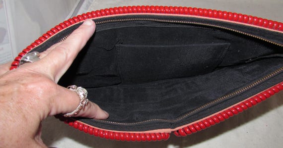 Vintage Multi-Colored Telephone Cord Clutch Purse… - image 5