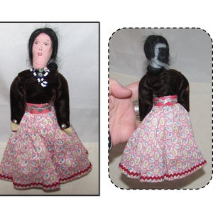 Vintage Handmade Navajo American Indian Cloth Girl Doll