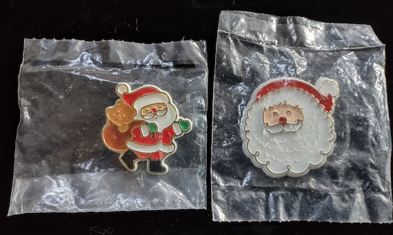 2 - Vintage 1983 Plastic Hallmark Santa Claus Chr… - image 2