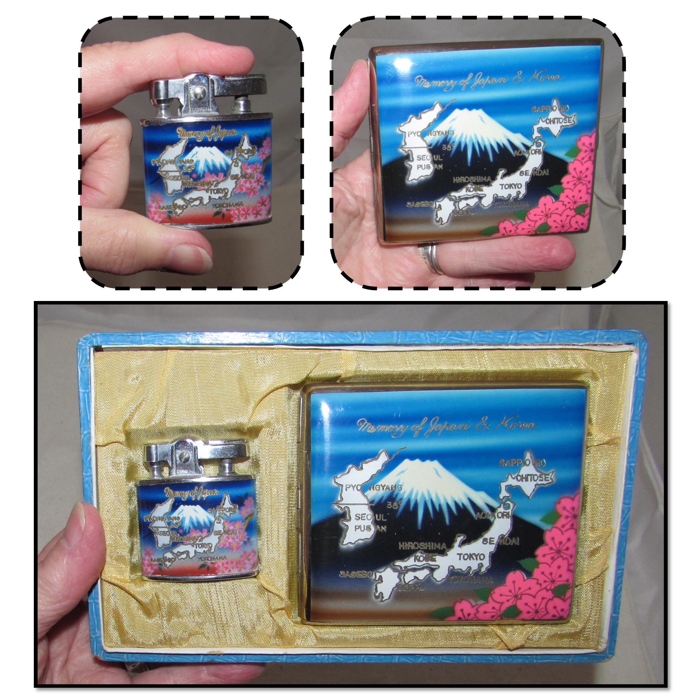 財布・ケース・小物入れ Vintage Cigarette Case Vintage 1950's Filter~ and long Nonfilter Cigarette Brass