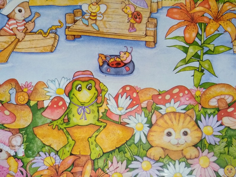 Happy Harbor Frogs /& Bugs Cottontail Christmas Rabbits Bicycling Bears Vintage Gift Wrapping Paper Current LOT of 4 Packages Gibson