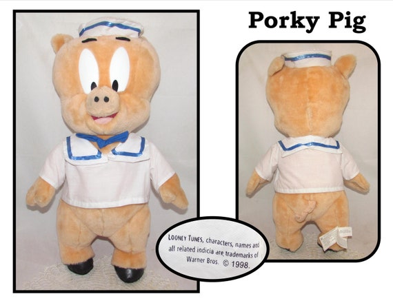 porky pig stuffed animal