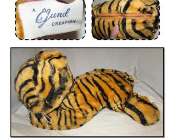 Vintage Tiger Plush (1978) - R. Dakin 70s Small Toy Big Cat - Etsy