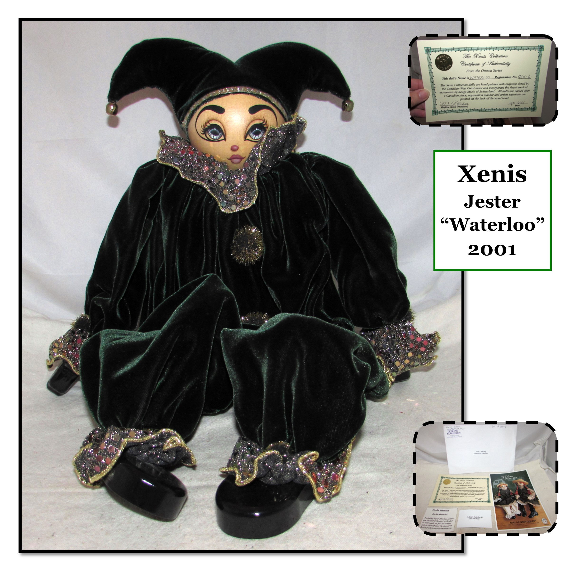 戯画　 SWEET collection Vintage 2001 Limited Edition Handmade Xenis Court Jester