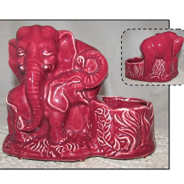 Elephant Planter Vintage Etsy