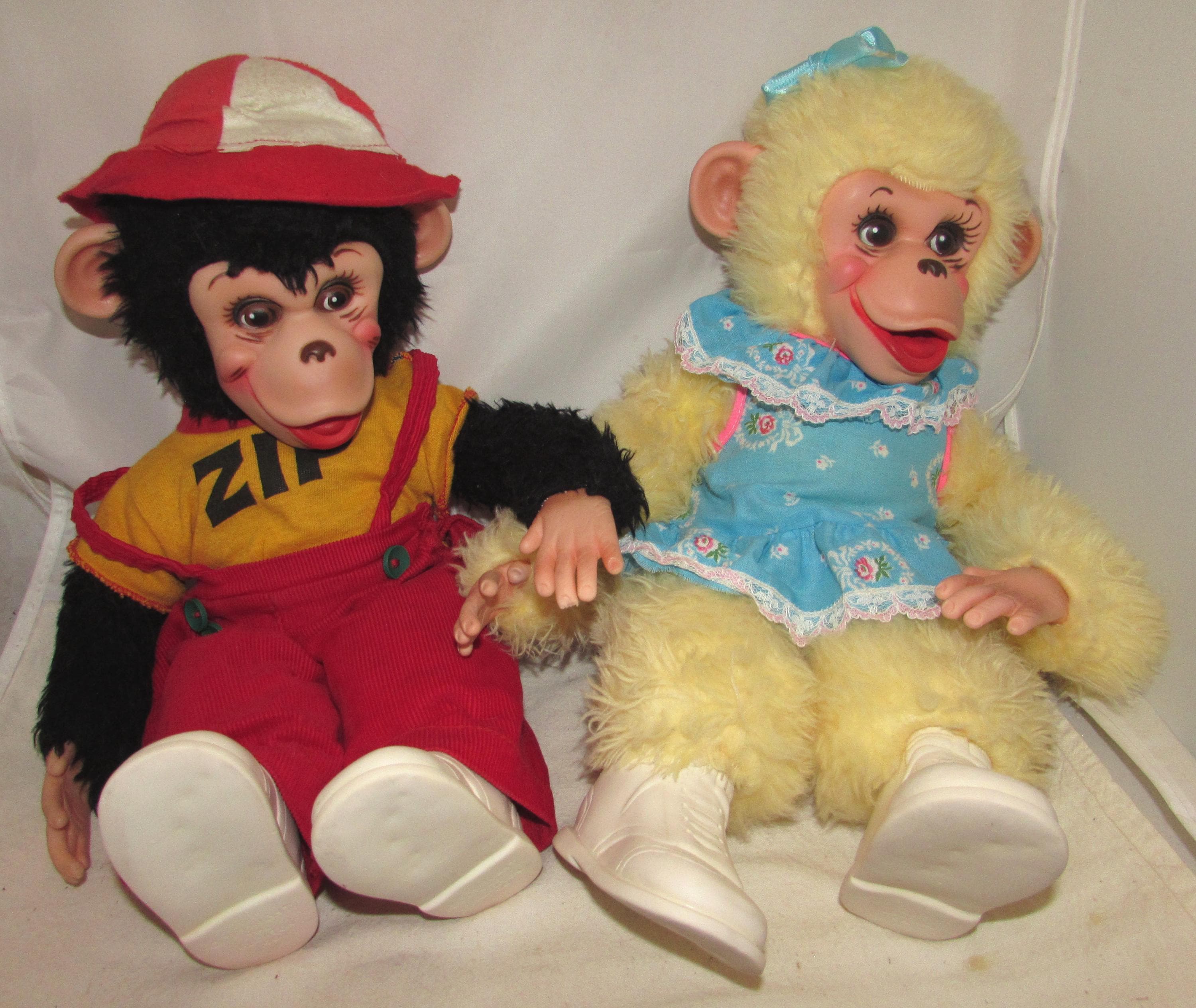 Stuffed Monkey With Rubber Face