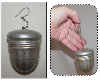 Vintage Aluminum Tea or Coffee Steeper, Infuser or Strainer