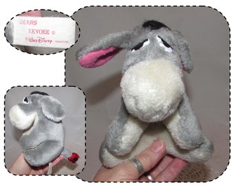 Vintage Stuffed Plush Eeyore Donkey Toy from Sears, 1991