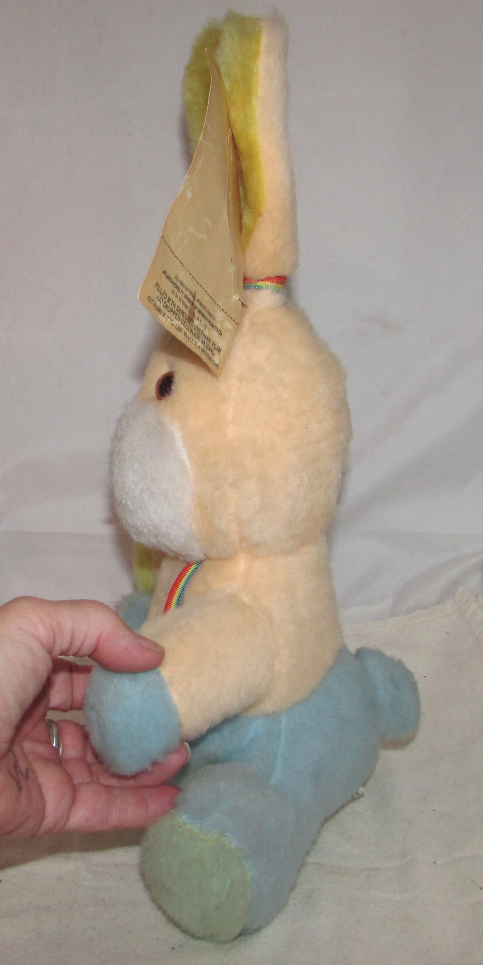 Vintage Stuffed Bunny Rabbit Plush Toy by Atlanta Novelty for Gerber ...